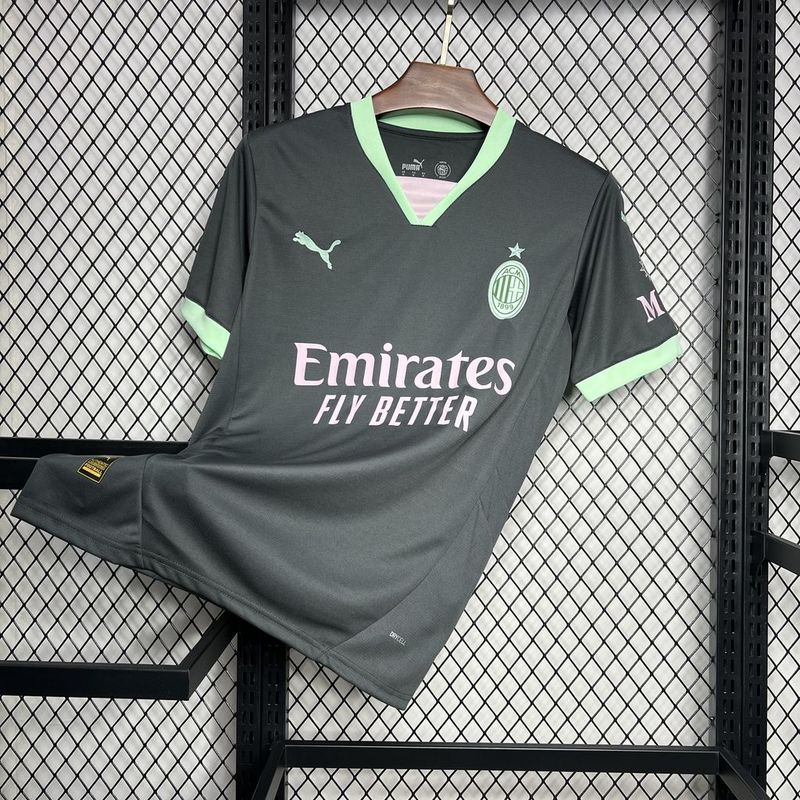 Camisa AC Milan III 24/25 Masculina Verde - Torcedor Puma - DA Sports Oficial