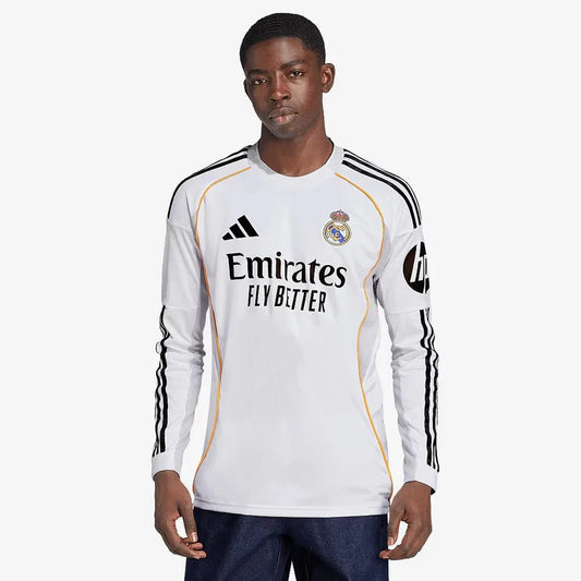 Camisa adidas Real Madrid 2025/26 I Manga Longa - DA Sports Oficial