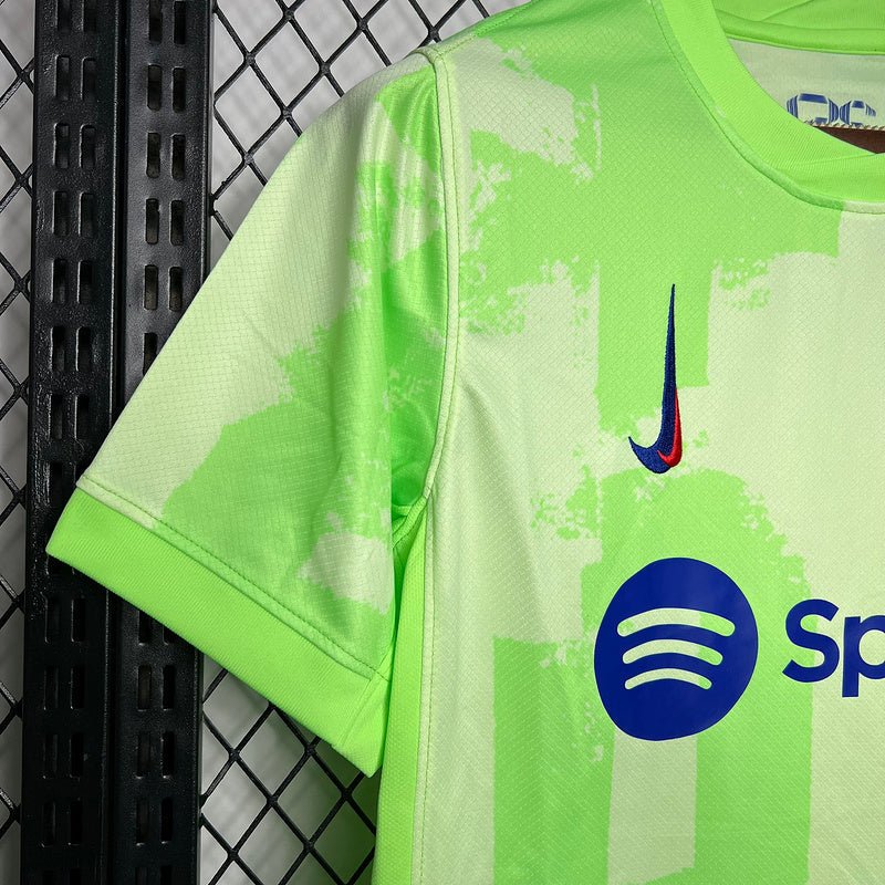 Camisa Barcelona III 24/25 - Torcedor Nike Masculina - Verde - DA Sports Oficial