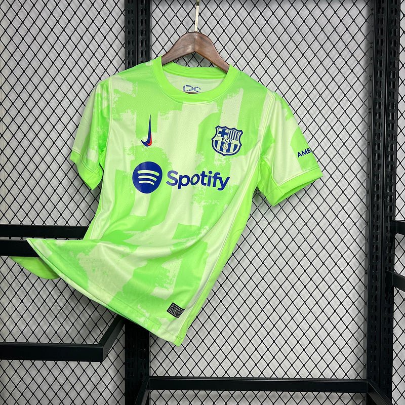 Camisa Barcelona III 24/25 - Torcedor Nike Masculina - Verde - DA Sports Oficial