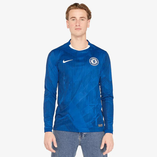 Camisa Chelsea I 2025/26 Nike Manga Longa Torcedor - DA Sports Oficial