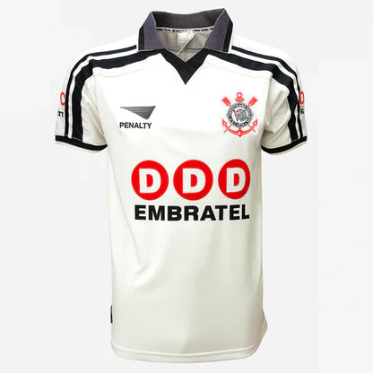 Camisa Corinthians Retrô Titular 1998 Embratel