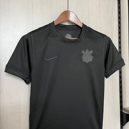 Camisa Corinthians Infantil II 24/25 s/n° Torcedor Nike - Preto - DA Sports Oficial