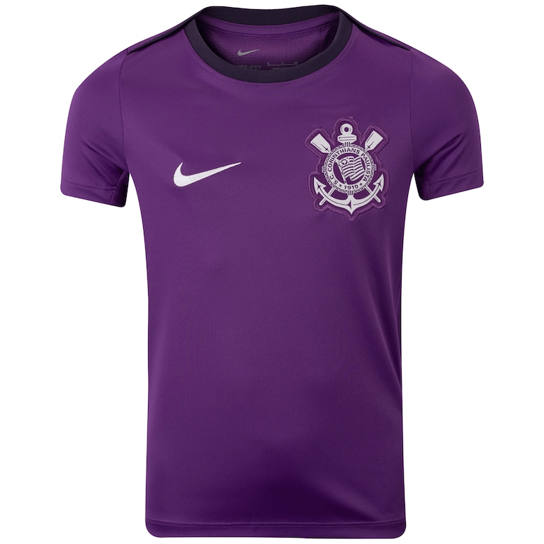 Camisa Corinthians Treino 25/26 Nike Masculina - Roxo - DA Sports Oficial
