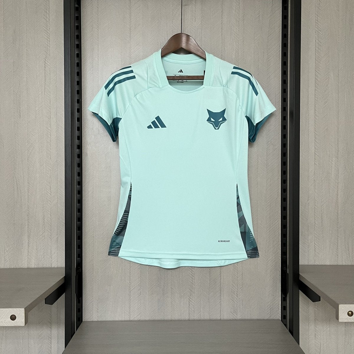 Camisa Cruzeiro 25/26 Treino Adidas - Azul Turquesa - (Feminina) - DA Sports Oficial