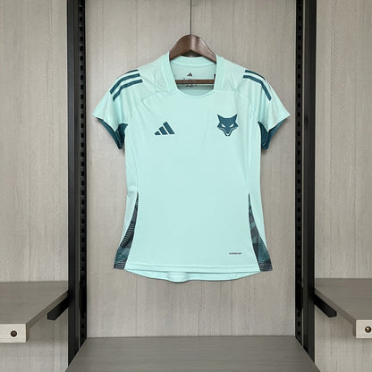 Camisa Cruzeiro 25/26 Treino Adidas - Azul Turquesa - (Feminina) - DA Sports Oficial