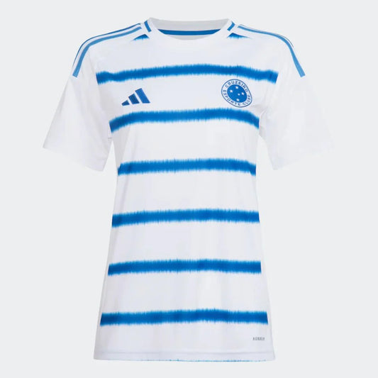 Camisa Cruzeiro II 25/26 Adidas - Branca - (Feminina) - DA Sports Oficial