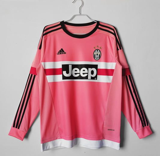 Camisa da Juventus 2015 Retrô Manga longa - Rosa - DA Sports Oficial