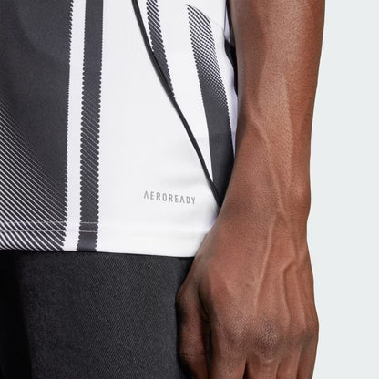 Camisa da Juventus Home 2025 - Preta e Branca - DA Sports Oficial