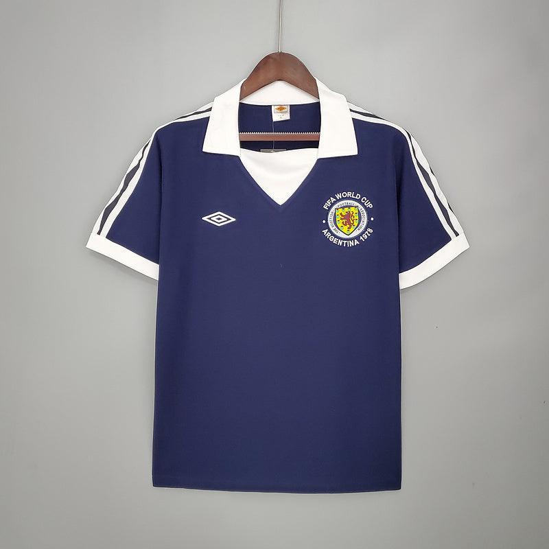 Jersey Scotland Retro 1978 Blue