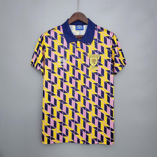 Camisa Escócia Retrô 1988/1989 Amarela - Umbro - DA Sports Oficial