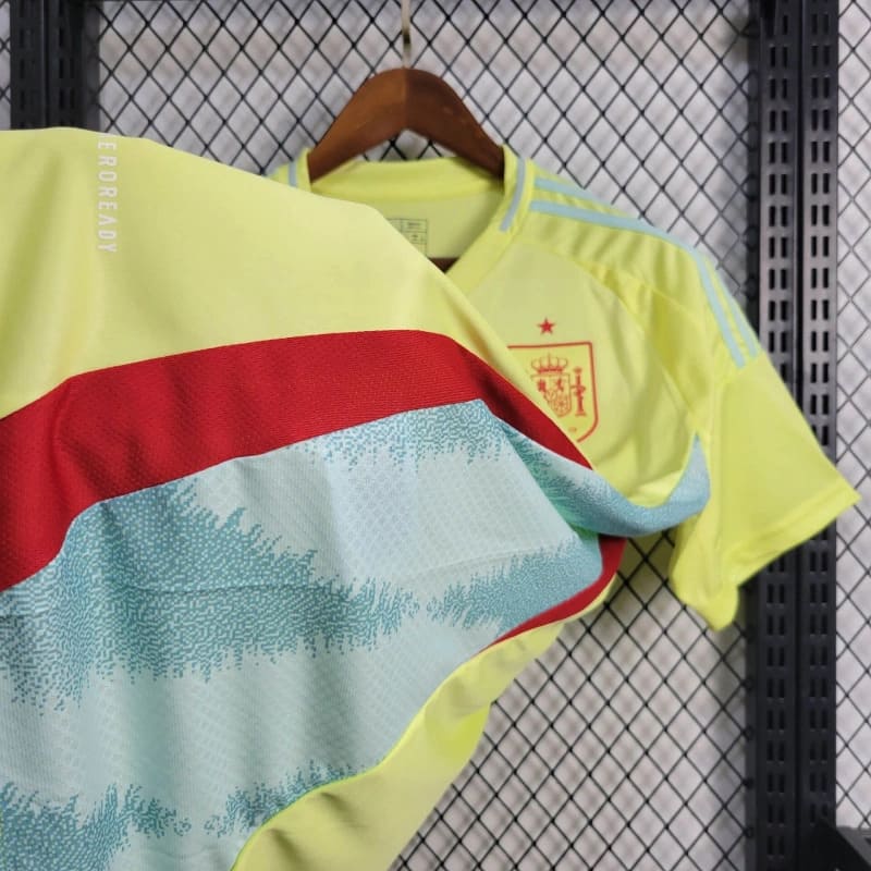 Camisa Espanha Away 24/25 s/n° Torcedor Adidas Masculino - Amarelo - DA Sports Oficial