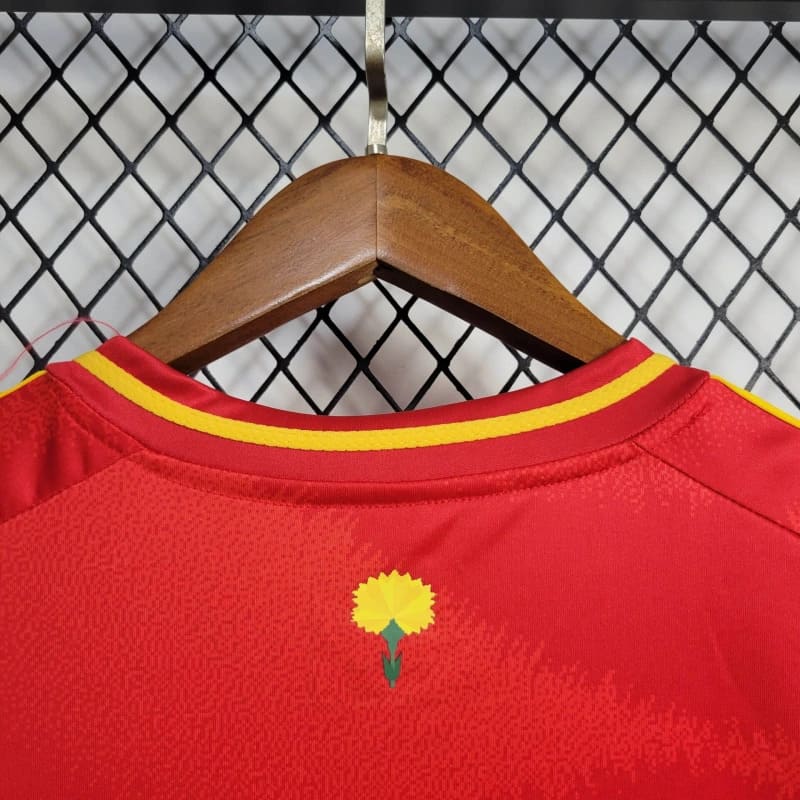 Camisa Espanha Home 24/25 s/n° Torcedor Adidas Masculino - Vermelho - DA Sports Oficial