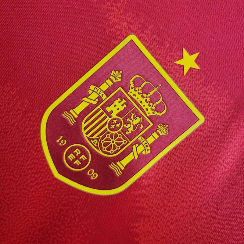 Camisa Espanha Home 24/25 s/n° Torcedor Adidas Masculino - Vermelho - DA Sports Oficial