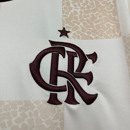 Camisa Flamengo 24/25 Adidas Pre Jogo Masculina - Bege - DA Sports Oficial