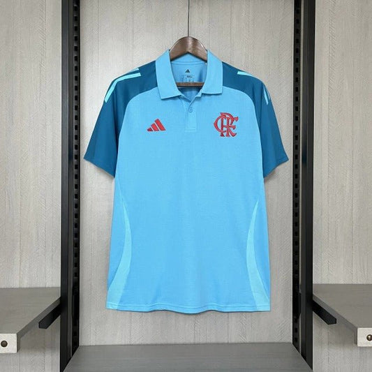 Camisa Flamengo Gola Polo 2025 Adidas - Azul - DA Sports Oficial
