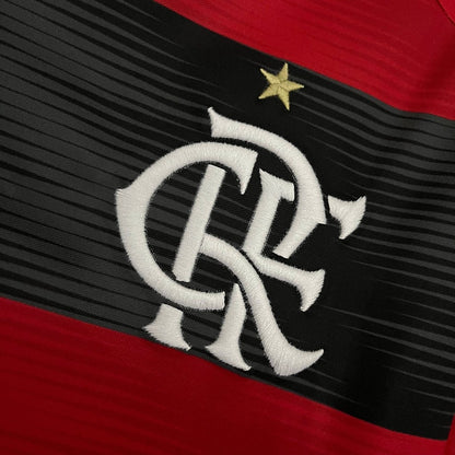 Camisa Flamengo I 23/24 s/n° Torcedor Adidas Masculina - Vermelho+Preto - DA Sports Oficial