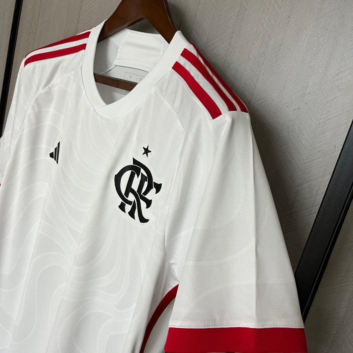 Camisa Flamengo II 24/25 s/n° Torcedor Adidas Masculina - Branco - DA Sports Oficial