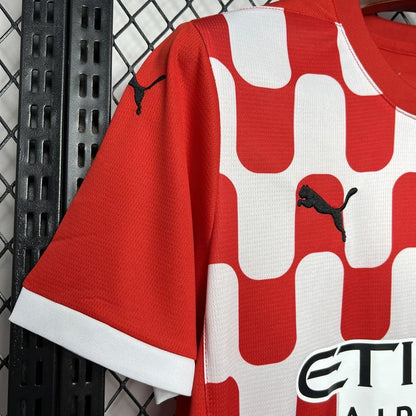 Camisa Girona I 24/25 Puma - Vermlha e Branco - DA Sports Oficial