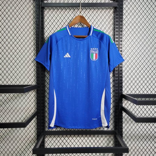 Camisa Itália Home 24/25 s/n° Torcedor Adidas Masculino - Azul - DA Sports Oficial