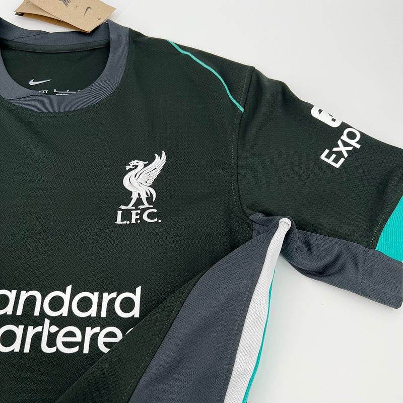 Camisa Liverpool Fora 24/25 Masculina - Preta - DA Sports Oficial