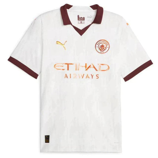Camisa Manchester City Away 23/24 s/n° Torcedor Masculina - Branco - DA Sports Oficial