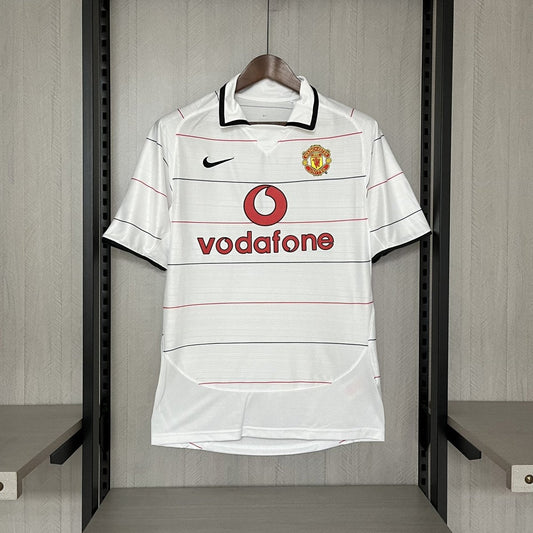 Camisa Manchester United 2004/06 - Retrô Masculino - Branca - DA Sports Oficial