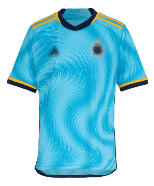 Camisa Masculina Cruzeiro III 23/24 Adidas - azul e amarelo - DA Sports Oficial