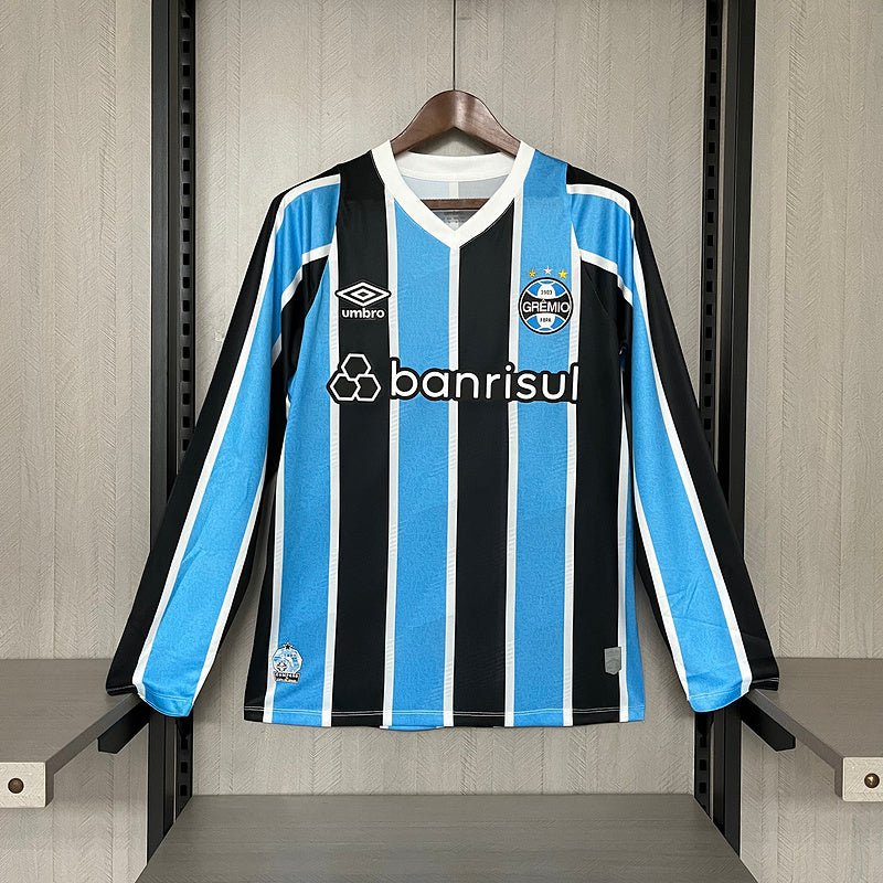 Camisa Masculina Umbro Gremio Manga Longa 24/25 Torcedor - DA Sports Oficial