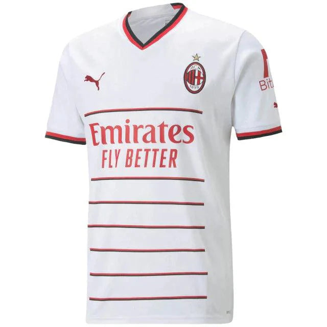 Camisa Milan Away 22/23 s/n° Torcedor Masculino - Branco - DA Sports Oficial