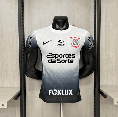 Camisa Nike Corinthians Casa 24/25 Modelo Jogador (Com todos patrocinadores) - DA Sports Oficial