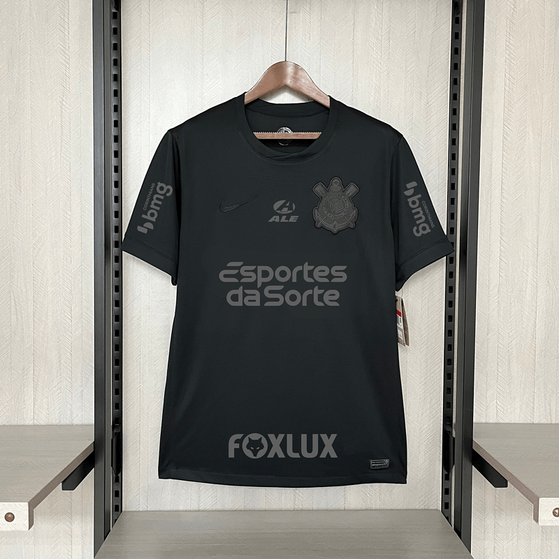Camisa Nike Corinthians Fora 24/25 - Preta - DA Sports Oficial