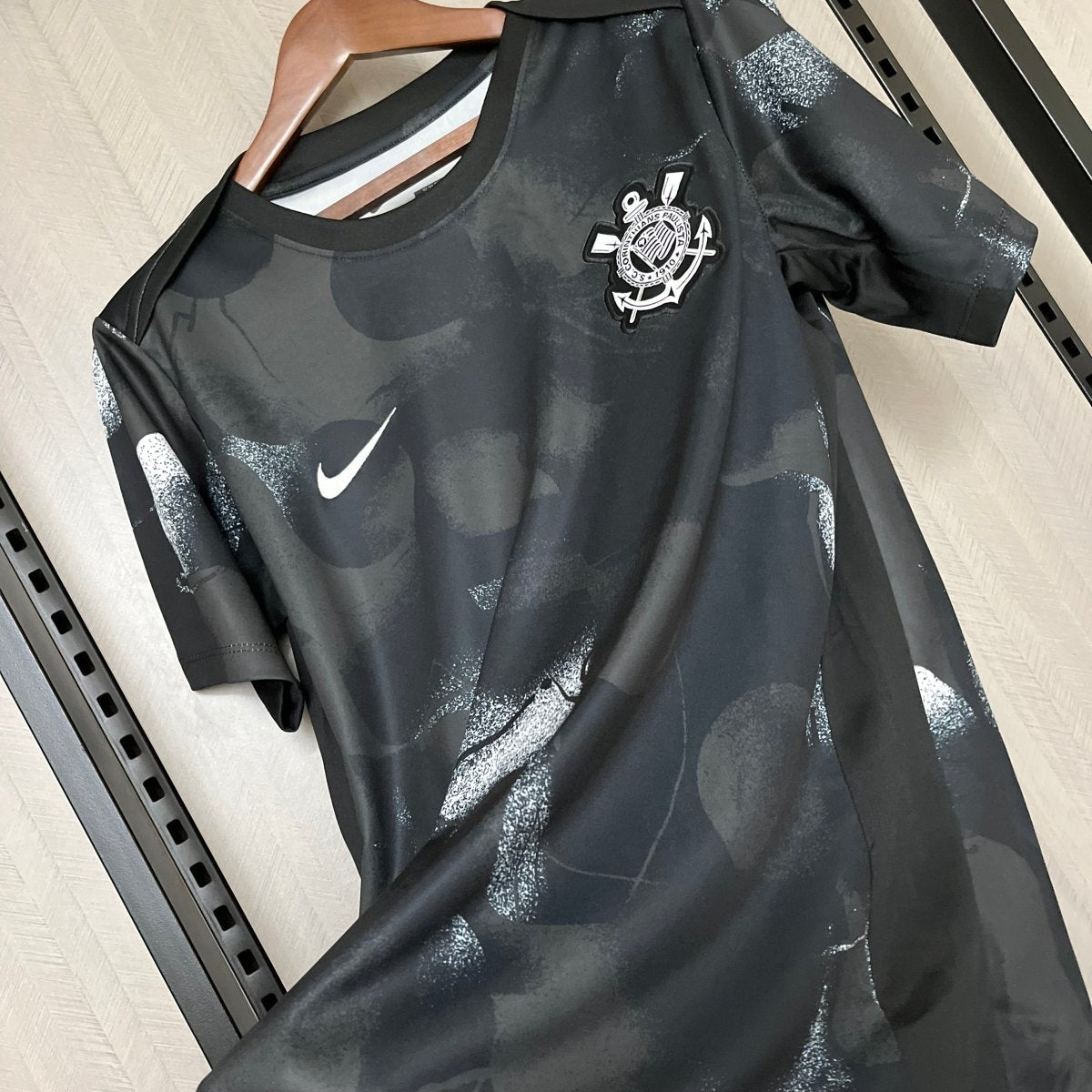 Camisa Nike Corinthians Pré - Jogo 25/26 Masculina - Preto - DA Sports Oficial
