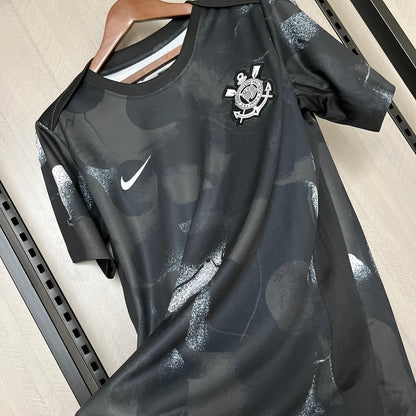 Camisa Nike Corinthians Pré - Jogo 25/26 Masculina - Preto - DA Sports Oficial