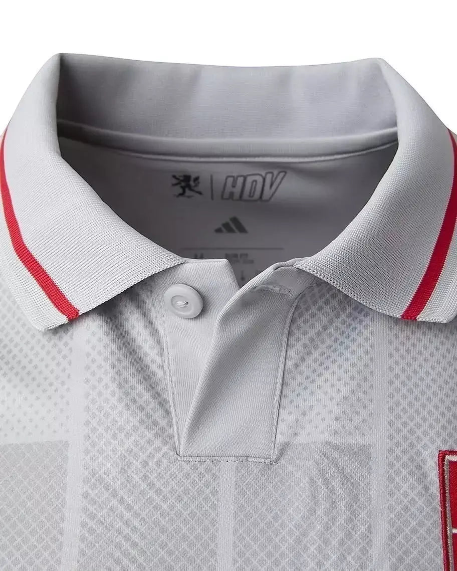 Camiseta de la tercera equipación del Lyon 25/26 - Camiseta Adidas para hombre - Gris y roja