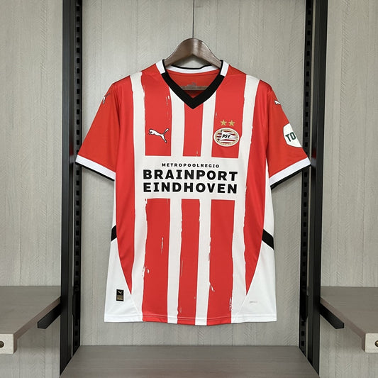 Camisa PSV - 24/25 Vermlha e Branca - DA Sports Oficial