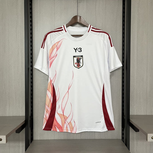 Camisa Seleção Japão II 24/25 - Torcedor Y - 3 Masculina - Branca - DA Sports Oficial