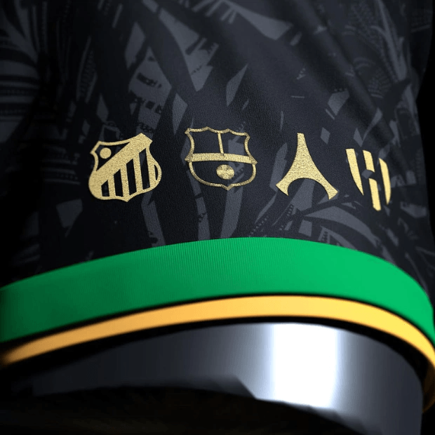 Camisa The Prince Neymar JR 10 24/25 s/n° Torcedor Masculino - Preta - DA Sports Oficial