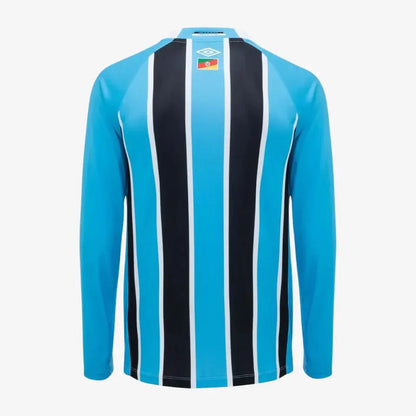 Camisa Umbro Grêmio 2025/26 I Manga Longa Patrocinio - DA Sports Oficial