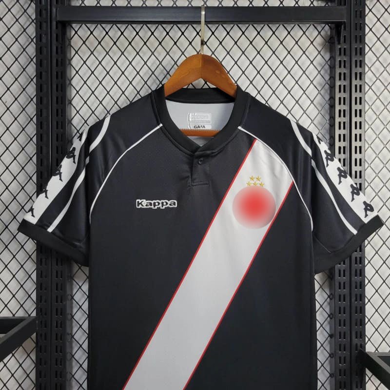 Camisa Vasco Edição Especial 24/25 Kappa Masculina - Preto+Branco - DA Sports Oficial