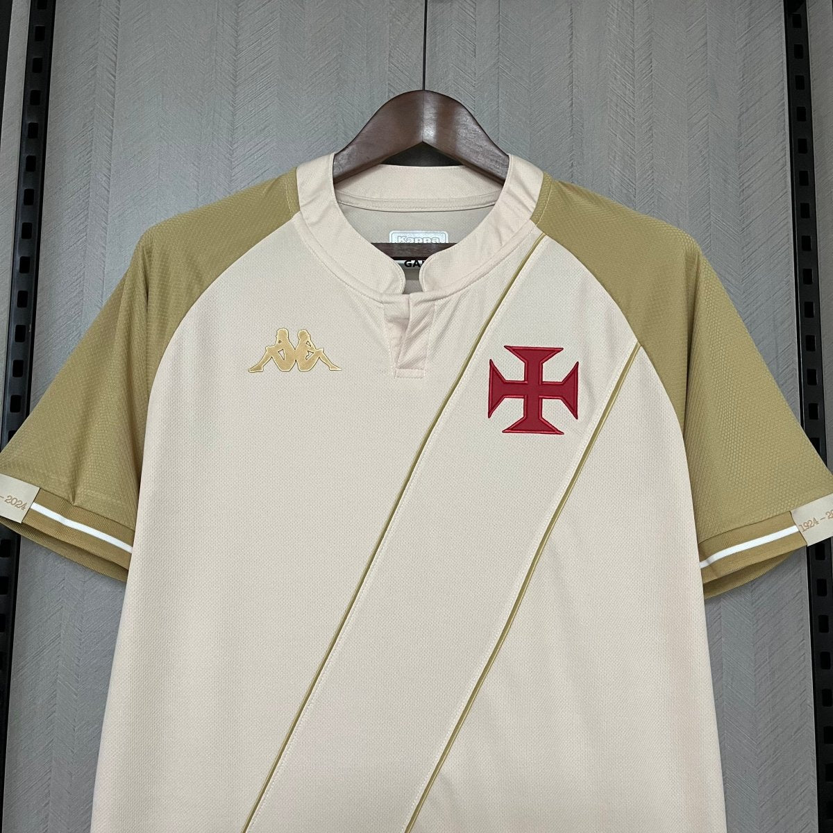 Camisa Vasco III 24/25 Kombat Kappa Masculina - Bege - DA Sports Oficial