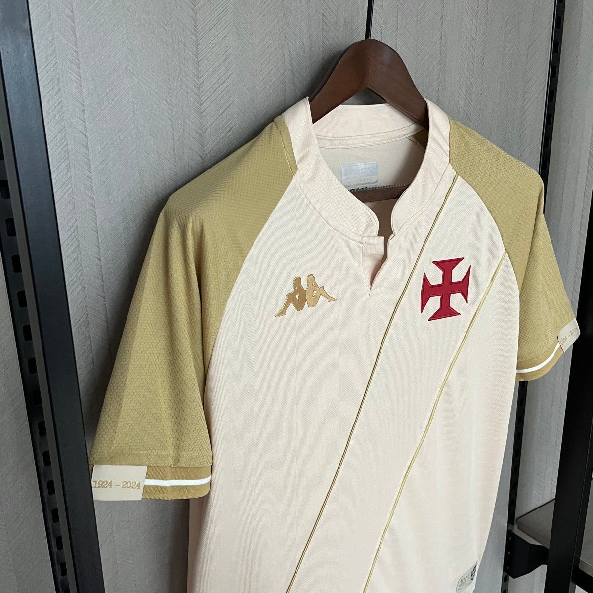 Camisa Vasco III 24/25 Kombat Kappa Masculina - Bege - DA Sports Oficial