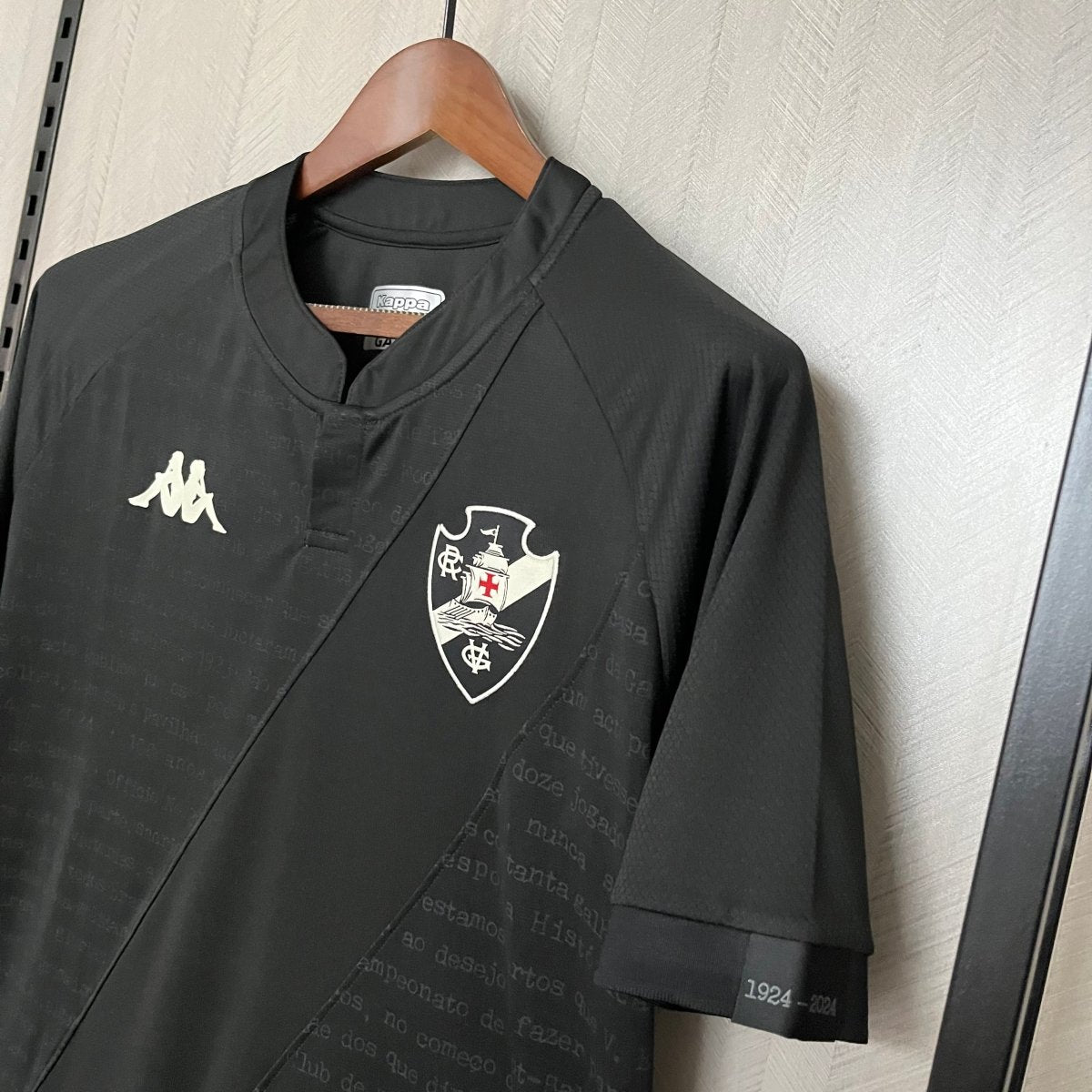 Camisa Vasco III 24/25 s/n° Kombat Kappa Masculina - Preto - DA Sports Oficial