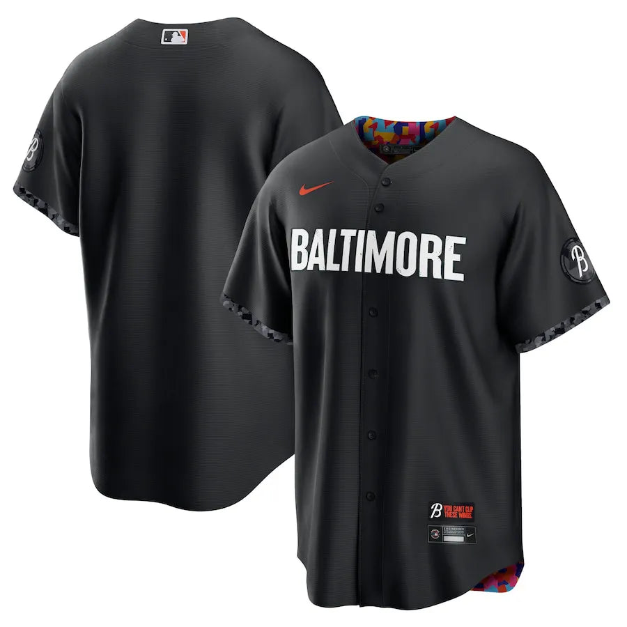 Jersey MLB Baltimore Orioles Black City Connect Fan Version Men's Black