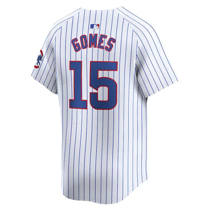 Jersey MLB Chicago Cubs Home Fan Version Men's Striped White Yan Gomes 15