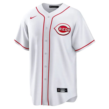 Jersey MLB Cincinnati Reds Home Fan Version Men's White Elly La Cruz 44