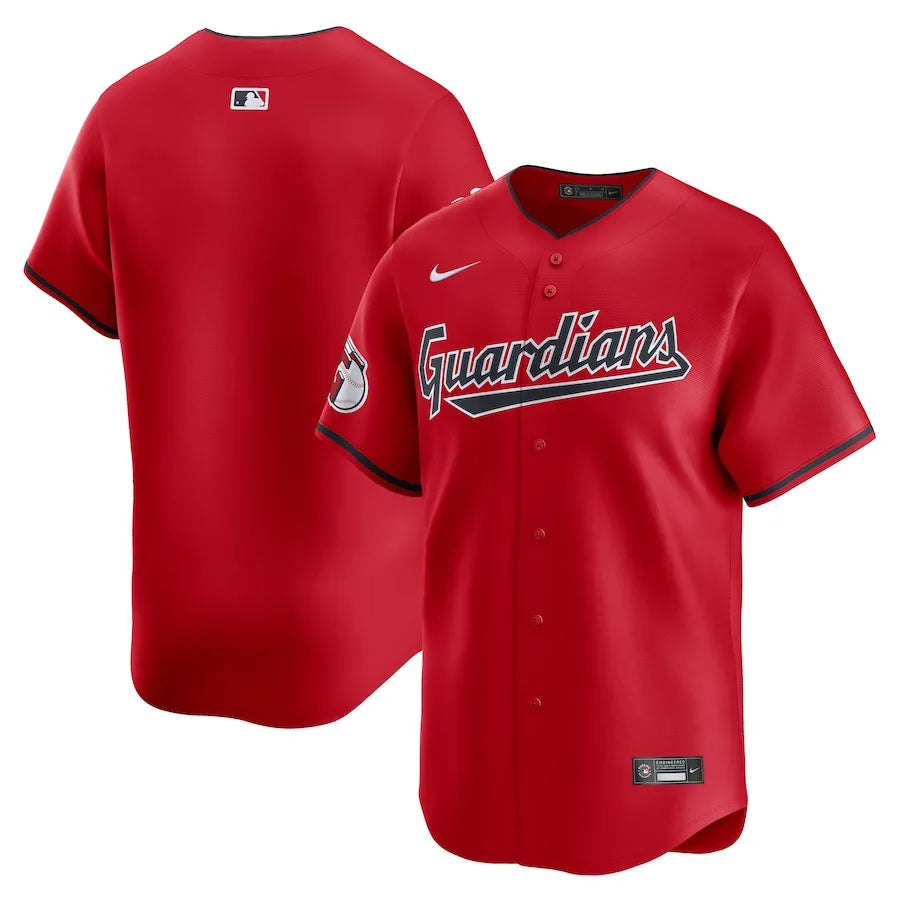 Jersey MLB Cleveland Guardians Red Alternate Limited Jersey Men's Red