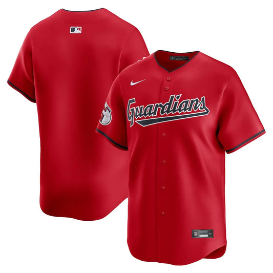 Jersey MLB Cleveland Guardians Red Alternate Limited Jersey Men's Red