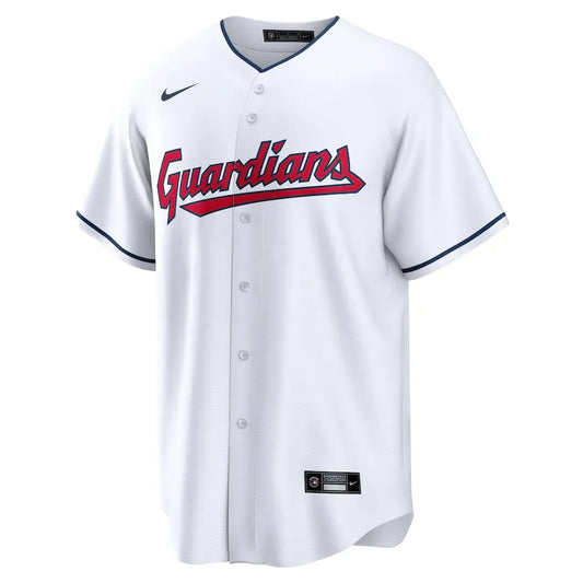 Jersey MLB Cleveland Guardians White Home Fan Version Men's White
