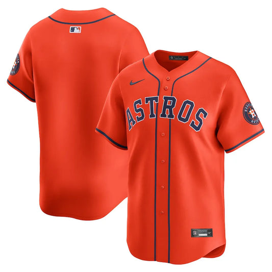 Jersey MLB Houston Astros Orange Alternate Limited Men's Orange